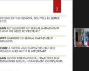 Picture of virtual training