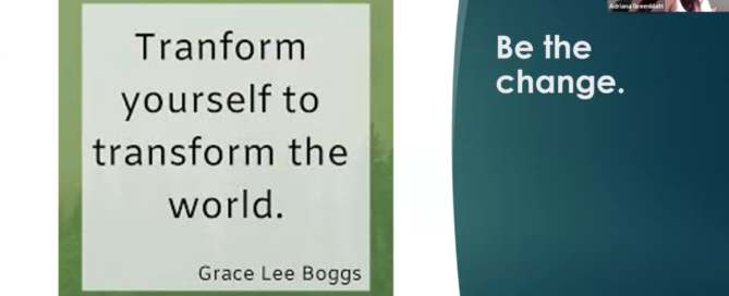 Screenshot: UN Women Training Centre Virtual Dialogue Presentation