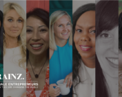 Rectangular image of 7 women who are on a list of women entrepreneurs changing the world