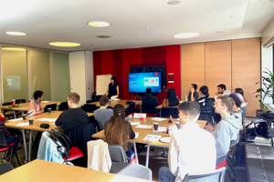 Classroom setting: students attending workshop on Workplace Culture of Respect and Inclusion.