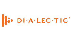 Dialectic, written in orange font.